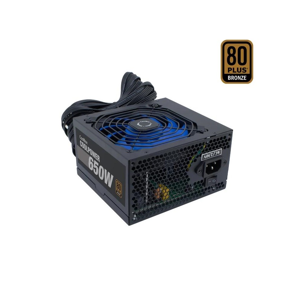Coolbox fuente alim. atx coolpower 650w 80+bronce