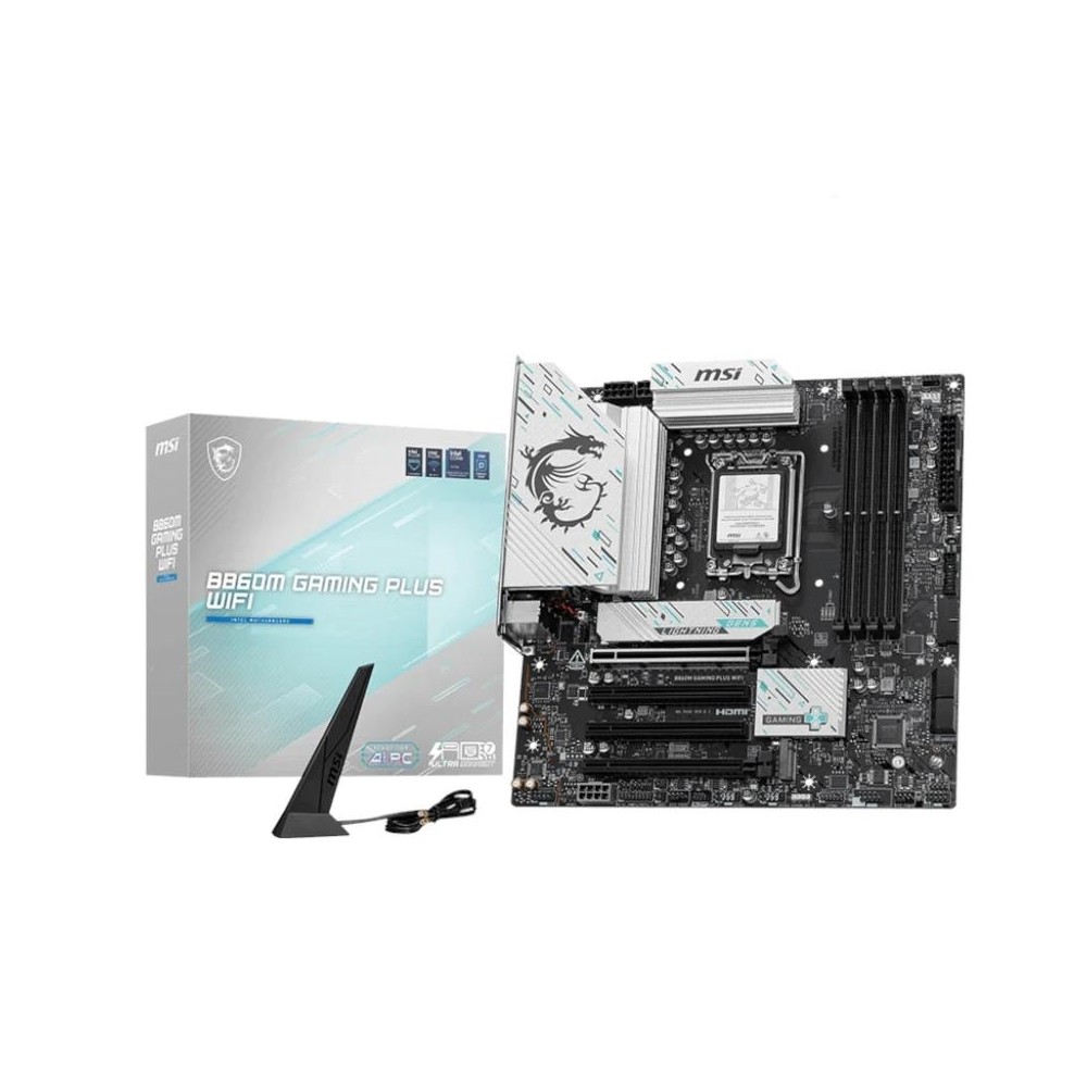 Msi placa base b860m gaming plus wifi matx d5 1851