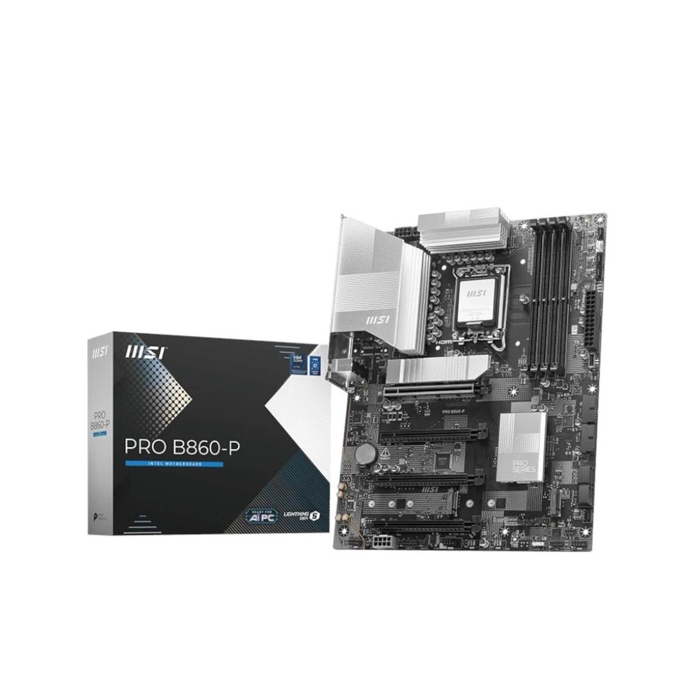Msi placa base pro b860-p atx ddr5 1851