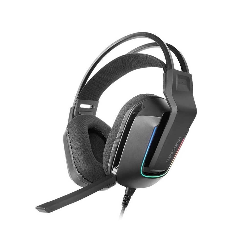 Mars gaming auriculares ergonómicos frgb, micro