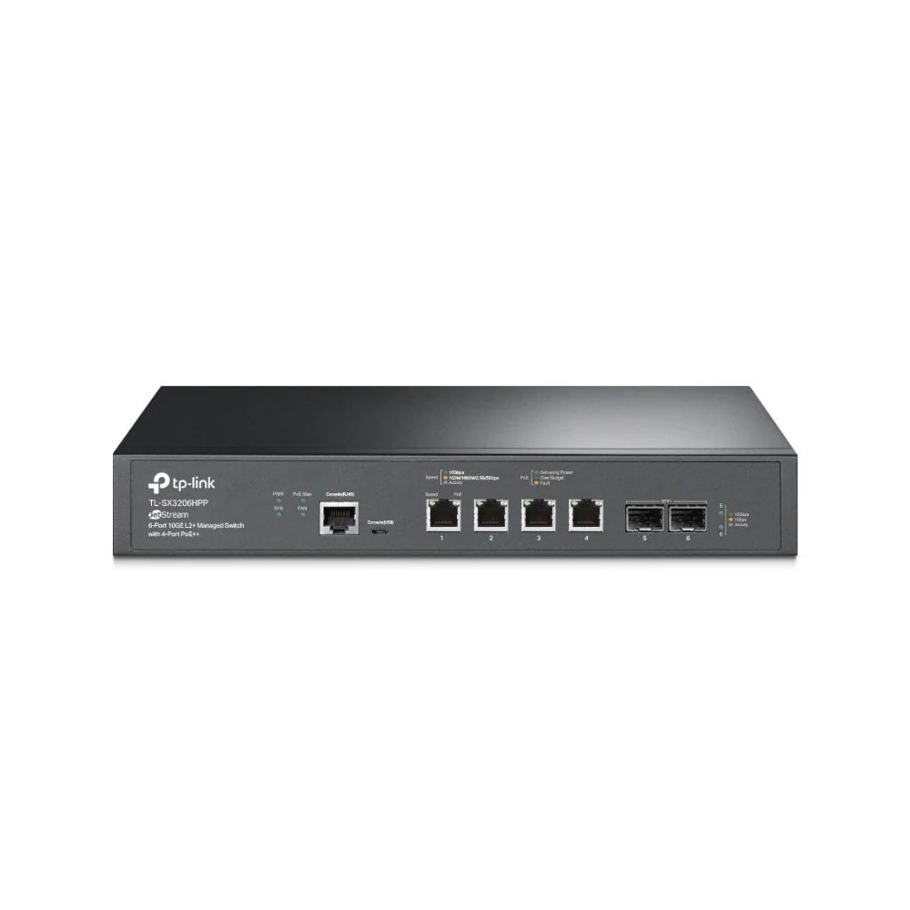 Tp-link sx3206hpp switch 4x10g poe++ 2x10gb sfp