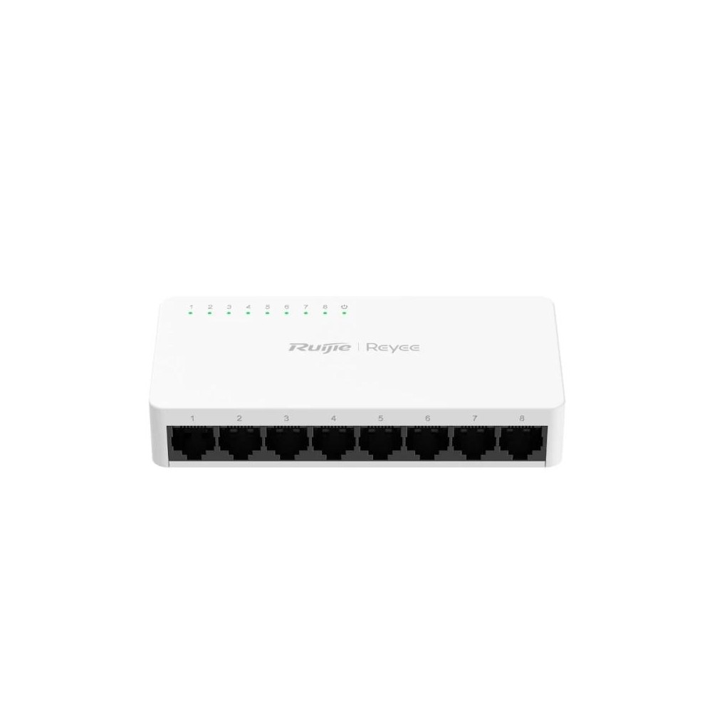 Reyee unmanaged switch 8x10/100 rj45 plastic case