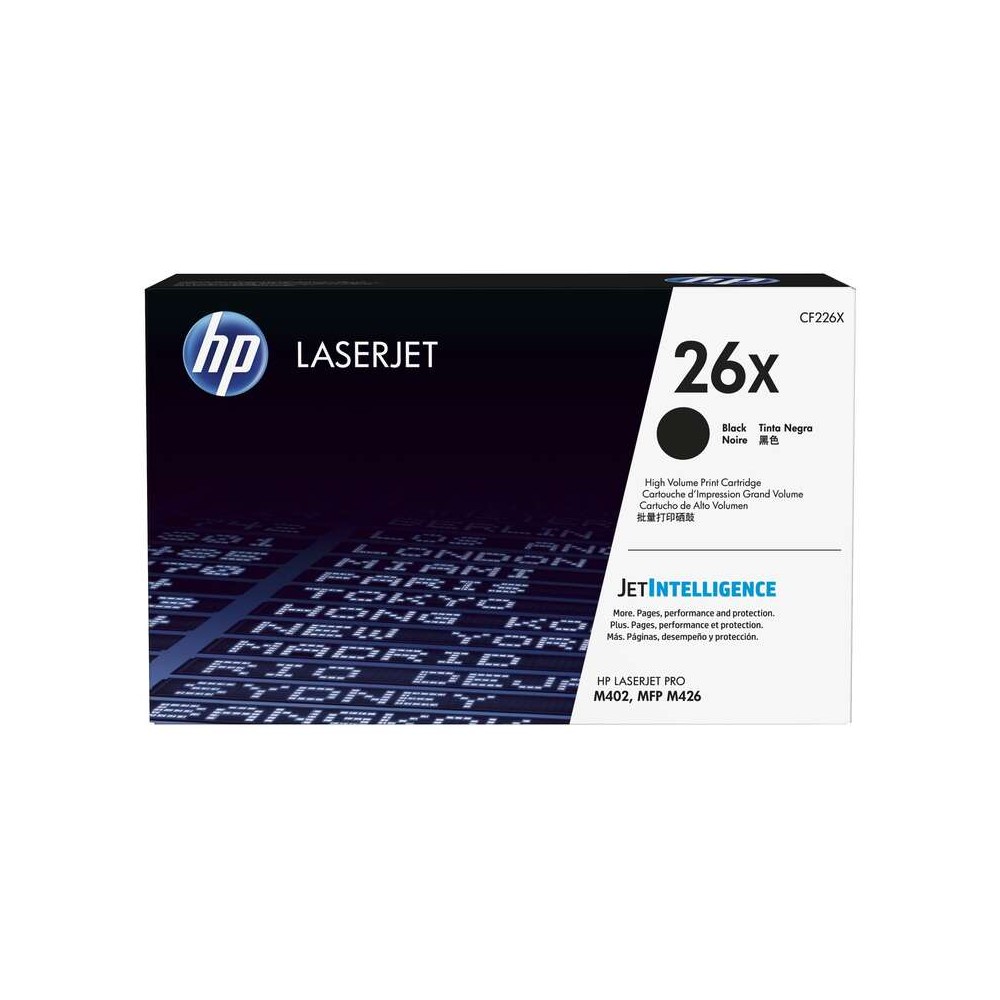HP CF226X Negro Cartucho de Toner Original - 26X