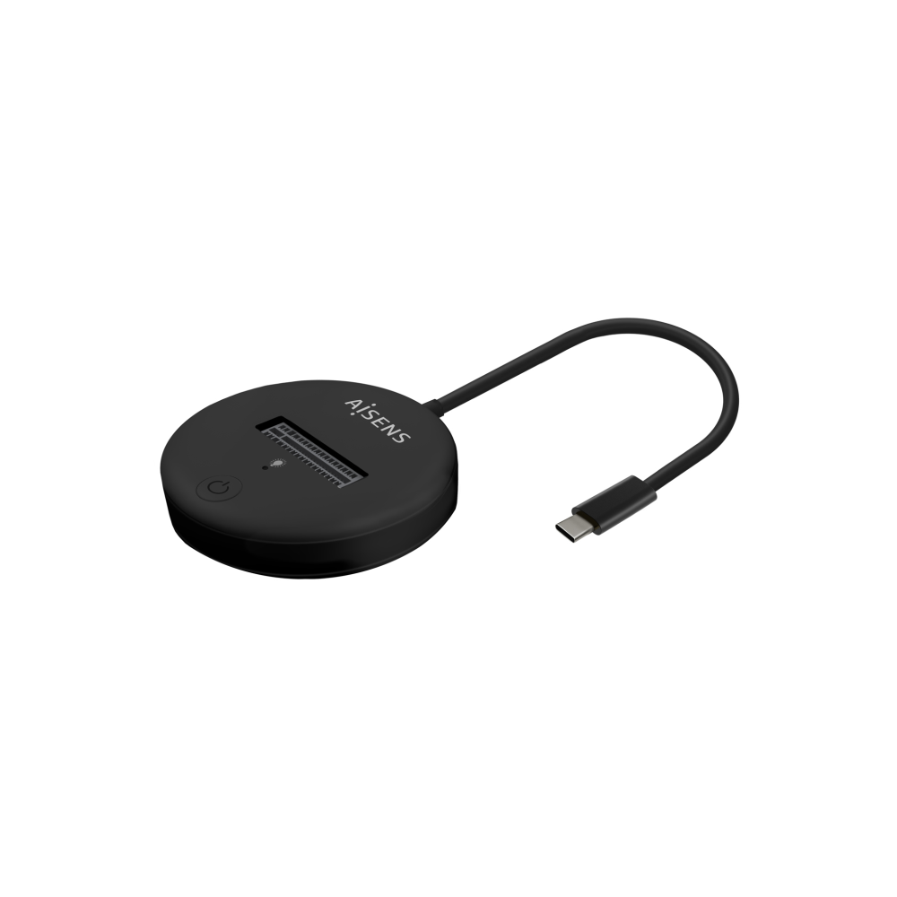 USB-C DOCK AISENS M.2 NGFF ASUC-M2D013-BK SATA/NVME A USB3.1 GEN2 NEGRA