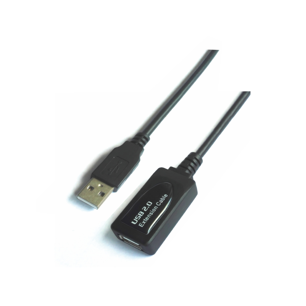 CABLE AISENS USB 2.0 PROLONGADOR AMPLIFICADOR A/M-A/H 5.0M NEGRO