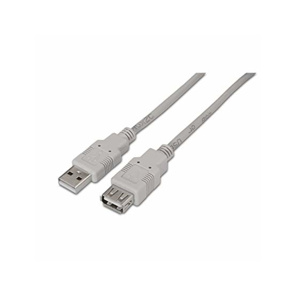 CABLE AISENS USB 2.0 TIPO A/M-A/H BEIGE 1.8M