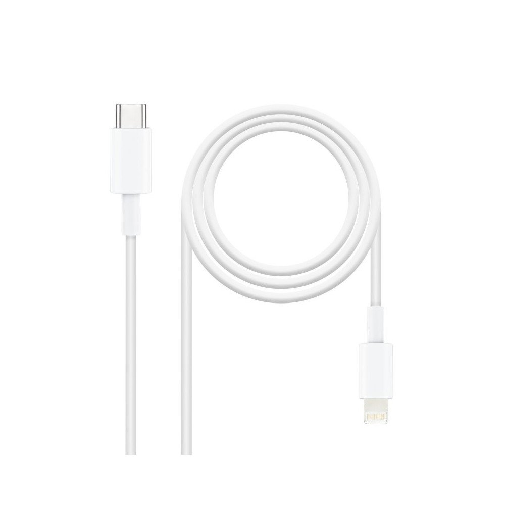 Nanocable cable lightning a usb-c 1 metro