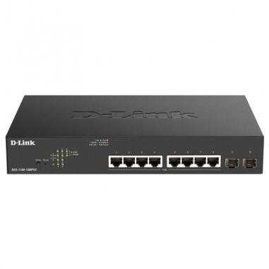 D-link dgs-1100-10mpv2/e switch 8xgb poe+ 2xsfp