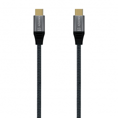 CABLE AISENS USB 2.0 ALUMINIO 5A 100W E-MARK USB-C 1.0M