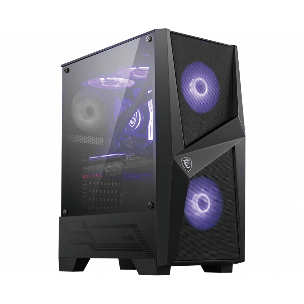 CAJA GAMING MSI MAG FORGE 100M ATX 2XUSB3.2 RGB NEGRO