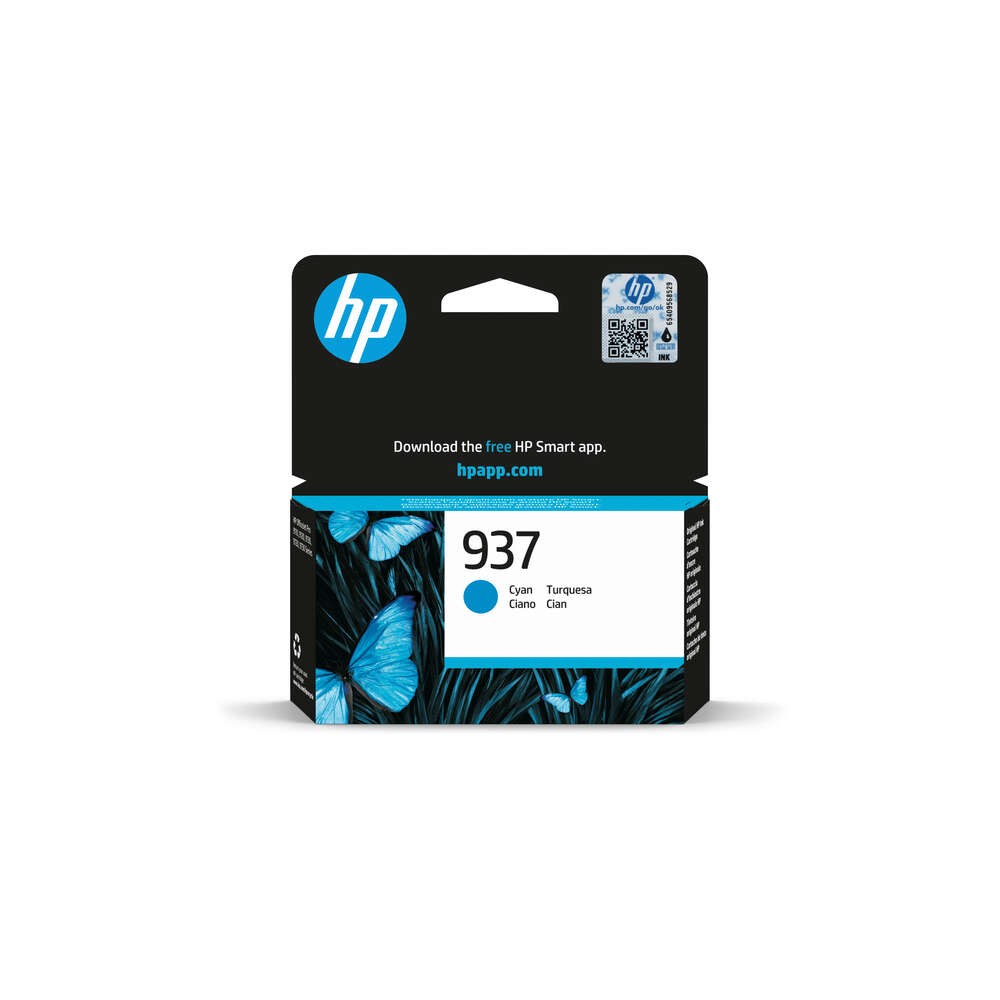 HP 937 Cyan Cartucho de Tinta Original - 4S6W2NE