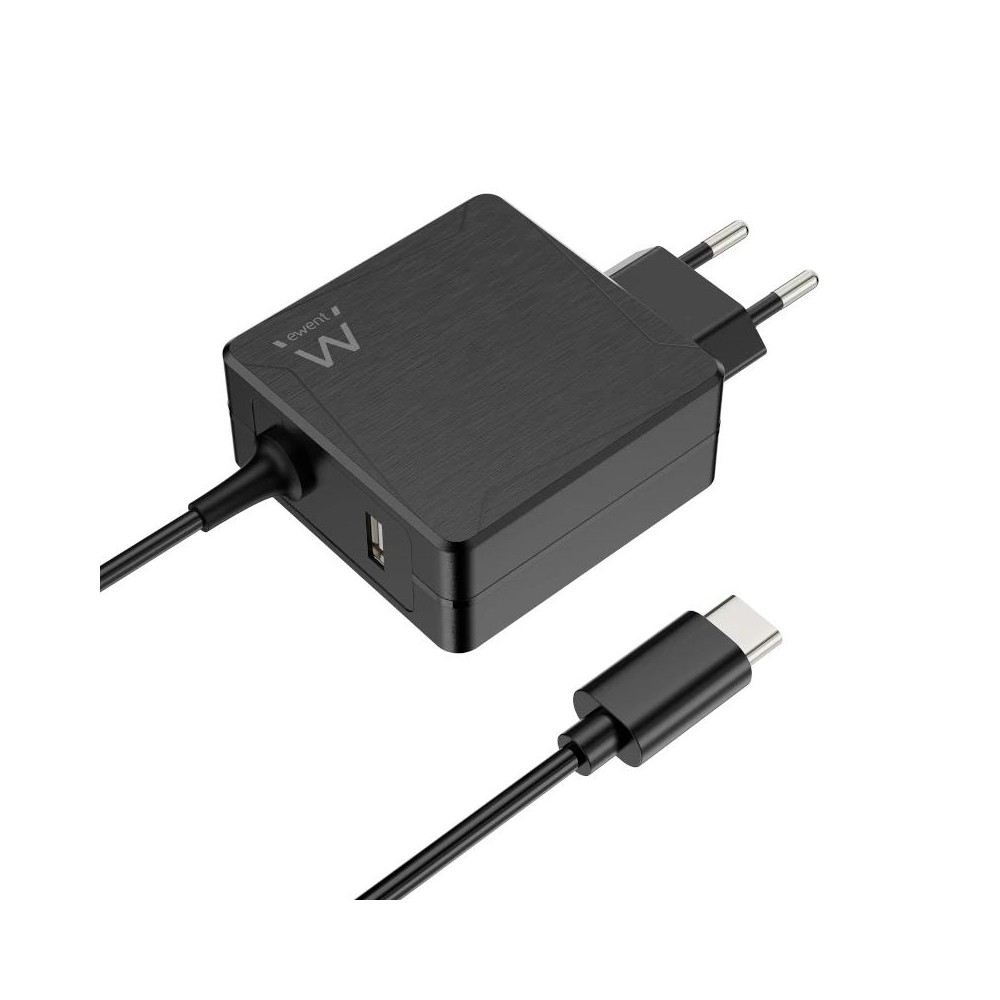Ewent cargador usb-cpd 65w + puerto usb-a