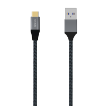 CABLE AISENS USB 3.1 GEN2 ALUMINIO 10GBPS 3A USB-C/M-A/M 2.0M