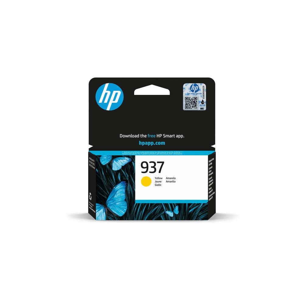 HP 937 Amarillo Cartucho de Tinta Original - 4S6W4NE