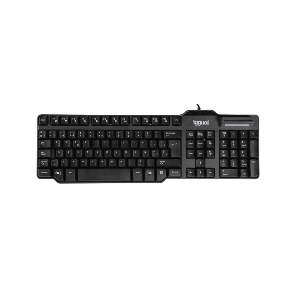 Iggual teclado con lector dni ck-id-dni smartcard