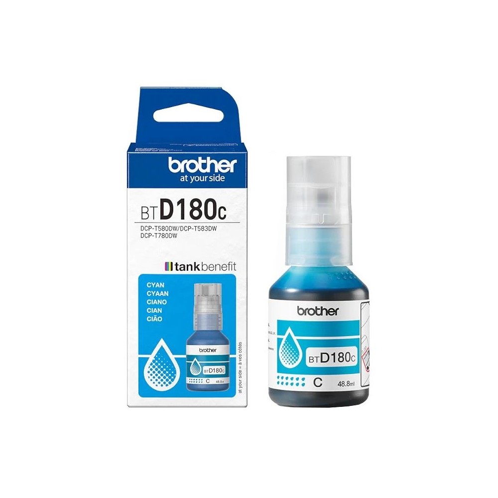 Brother botella btd180c cian