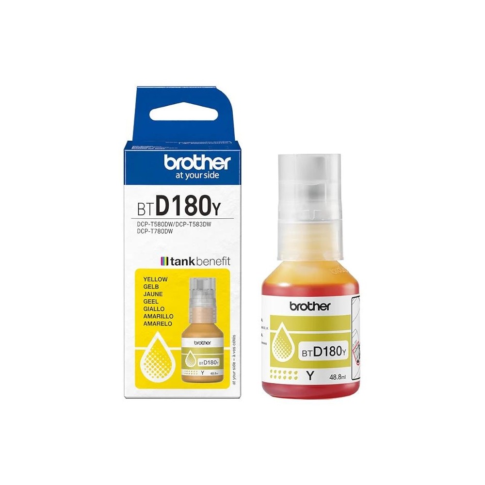 Brother botella btd180y amarillo