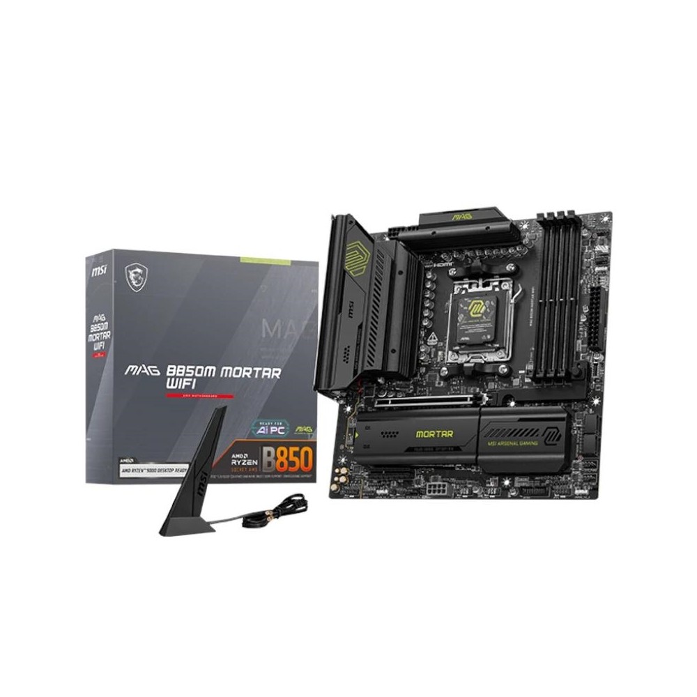Msi placa base mag b850m mortar wifi matx am5