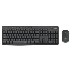 Logitech mk295 teclado y raton inalambrico negro