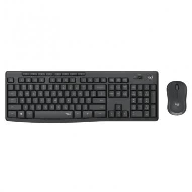 Logitech mk295 teclado y raton inalambrico negro
