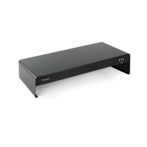 Tooq soporte elevador monitor/portátil 3xusb negro