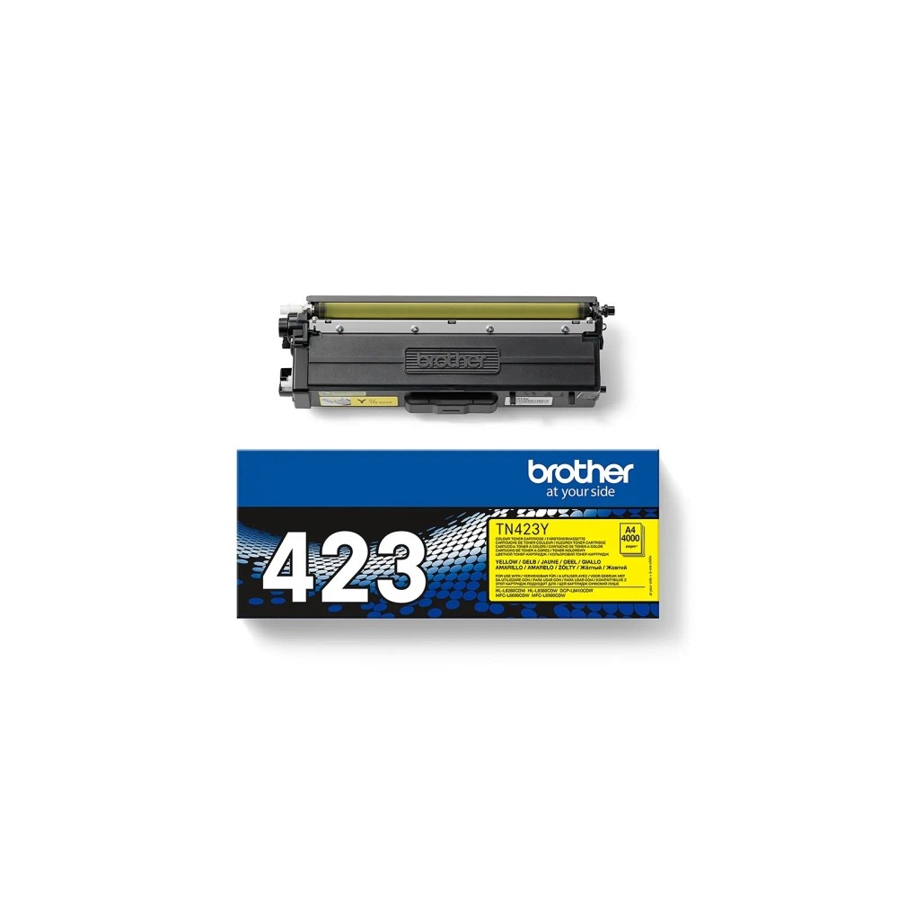 Brother TN423 Amarillo Cartucho de Toner Original - TN423Y