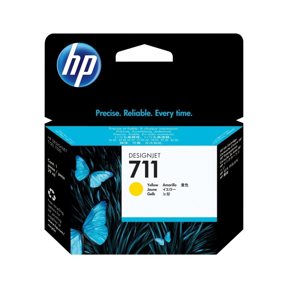 Hp cartucho 711 amarillo