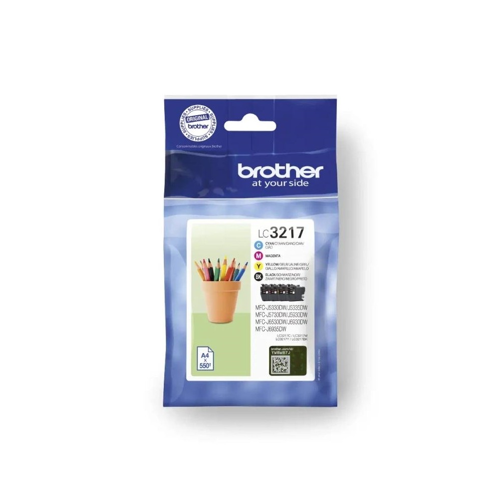 Brother cartucho multipack lc3217val
