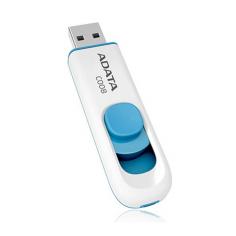 Adata lapiz usb c008 64gb usb 2.0 blanco/azul 2