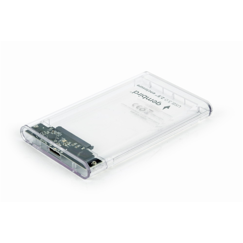 CARCASA HDD GEMBIRD EE2-U3S9-6 2,5" TRANSPARENTE
