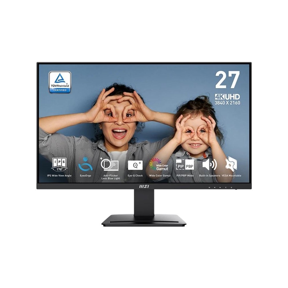 Msi mp273u monitor 27" ips 4k 2xhdmi dp mm