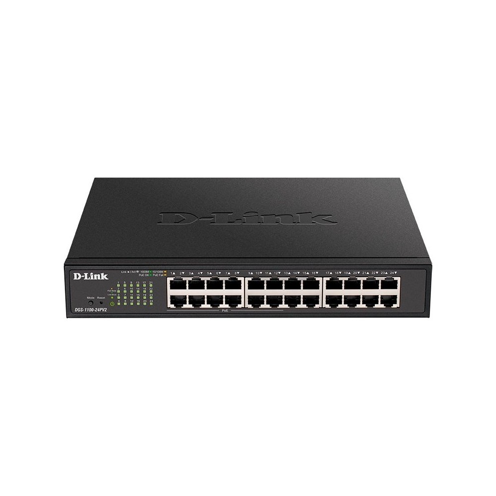 D-link dgs-1100-24pv2/e switch 12xgb poe 12xgb