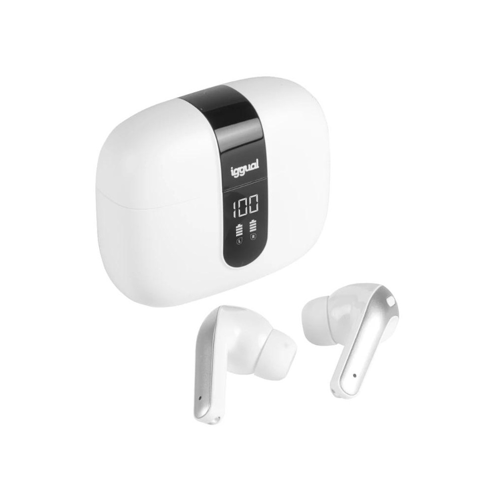 Iggual auriculares inalámbricos tws bluetooth blan