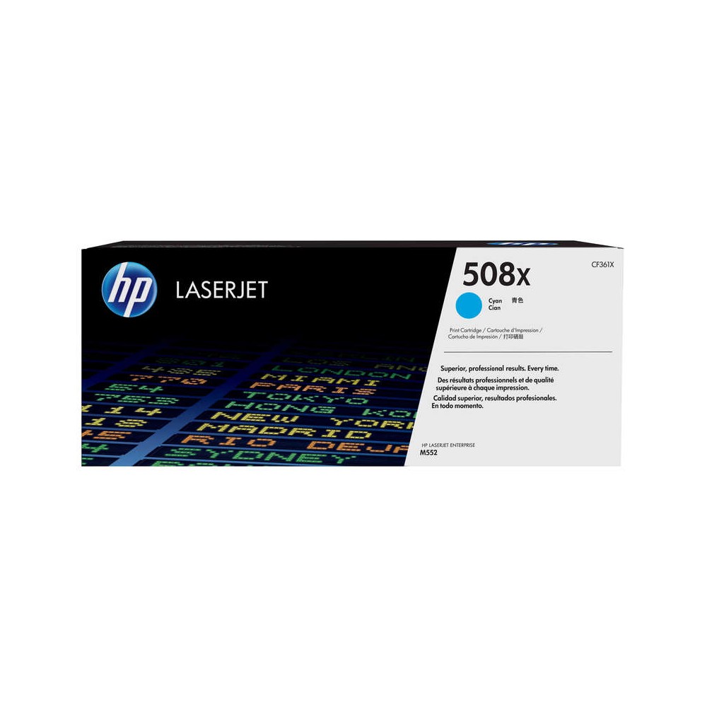 HP CF361X Cyan Cartucho de Toner Original - 508X