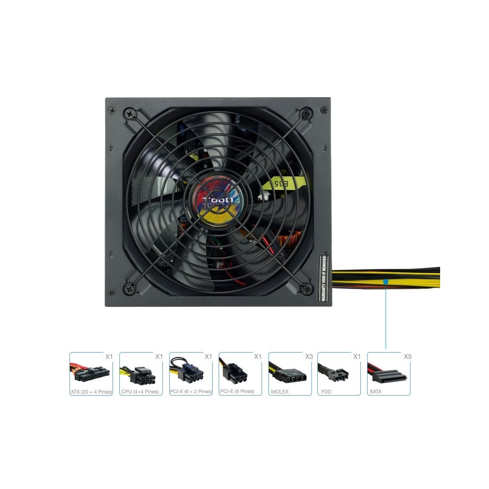 Tooq fuente alimentación tqapolo-700sp 700w
