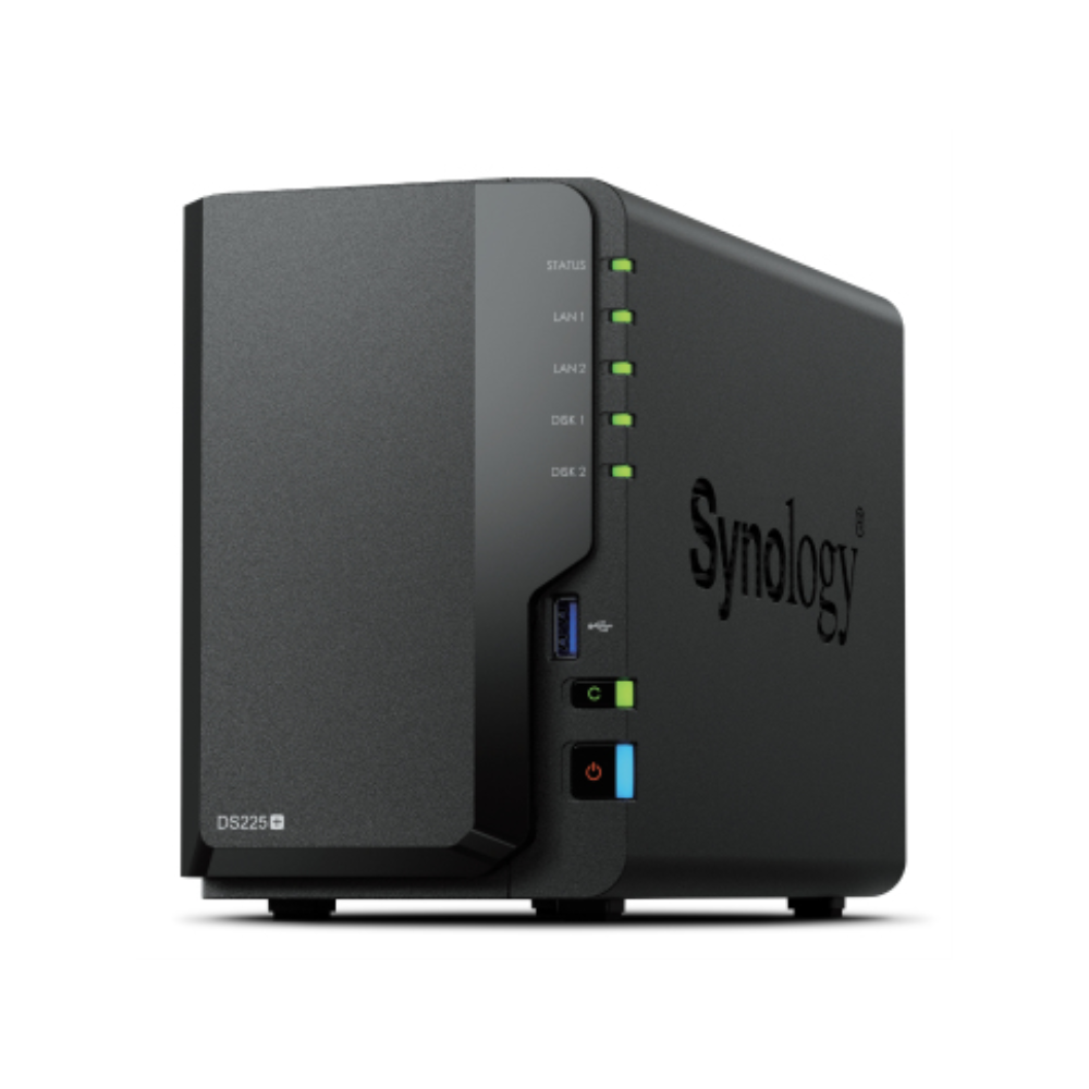 NAS SYNOLOGY DS225+ 2 BAHIAS INTEL CELERON J4125 Q