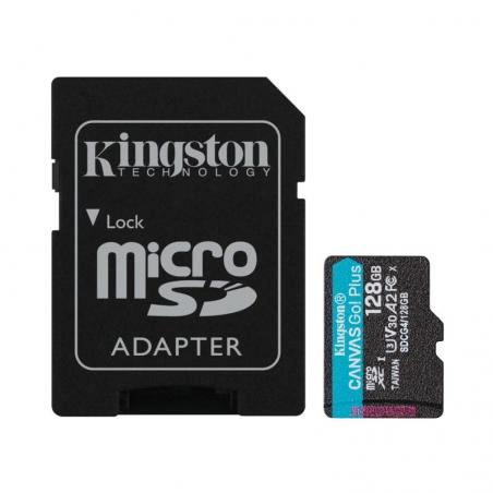 Kingston microsd canvas go! plus 4 128gb 200 mb-s