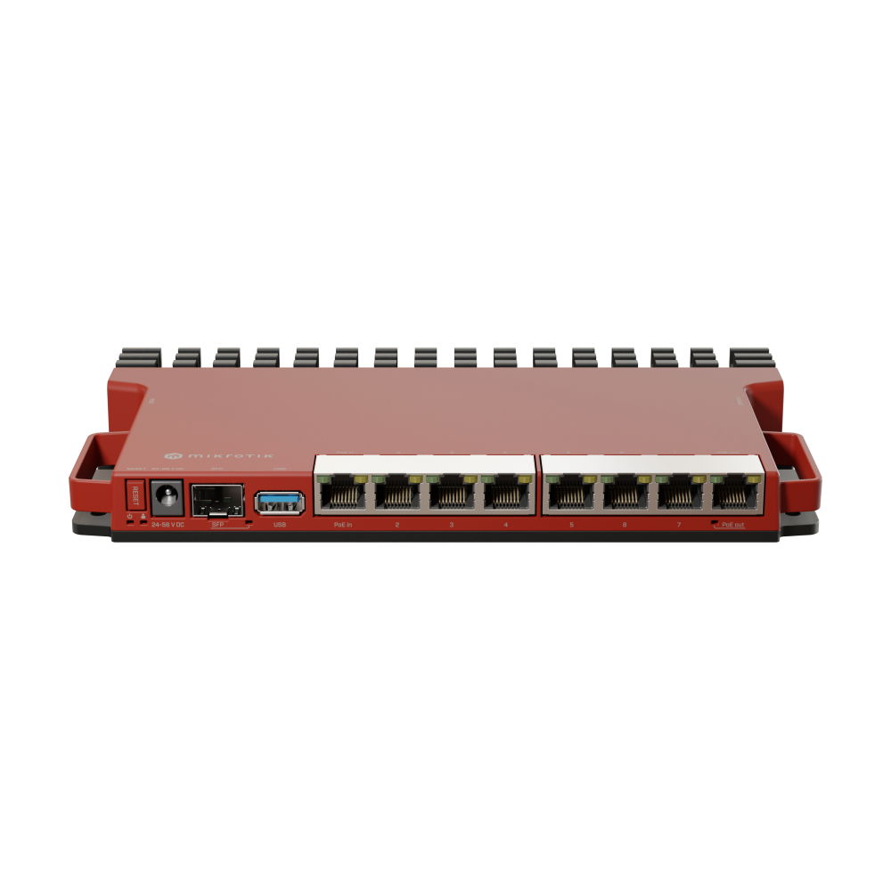 SWITCH MIKROTIK L009UIGS-RM SWITCH 8 PUERTOS GIGABIT 1 PUERTO SFP