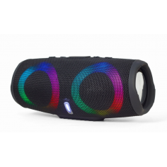 ALTAVOZ PORTATIL GEMBIRD SPK-BT-LED-02 10W BLUETOOTH NEGRO