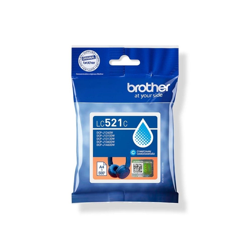 Brother cartucho lc521c cian