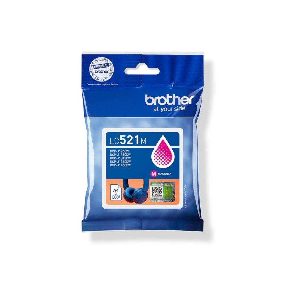 Brother cartucho lc521m magenta