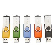 Intenso basic line multipack lápiz usb 2.0 8gb 10u