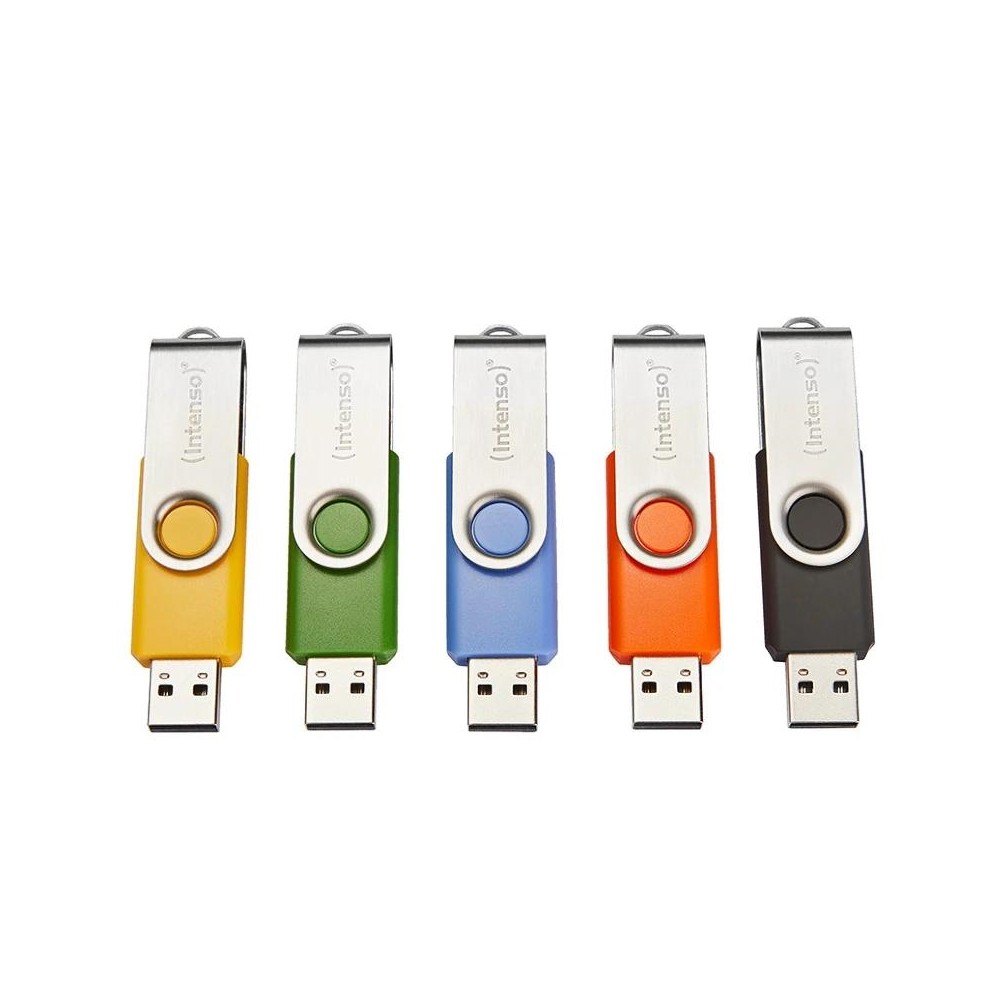 Intenso basic line multipack lápiz usb 2.0 8gb 10u