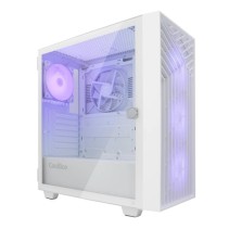 Coolbox caja gaming atx ga300 gridline white