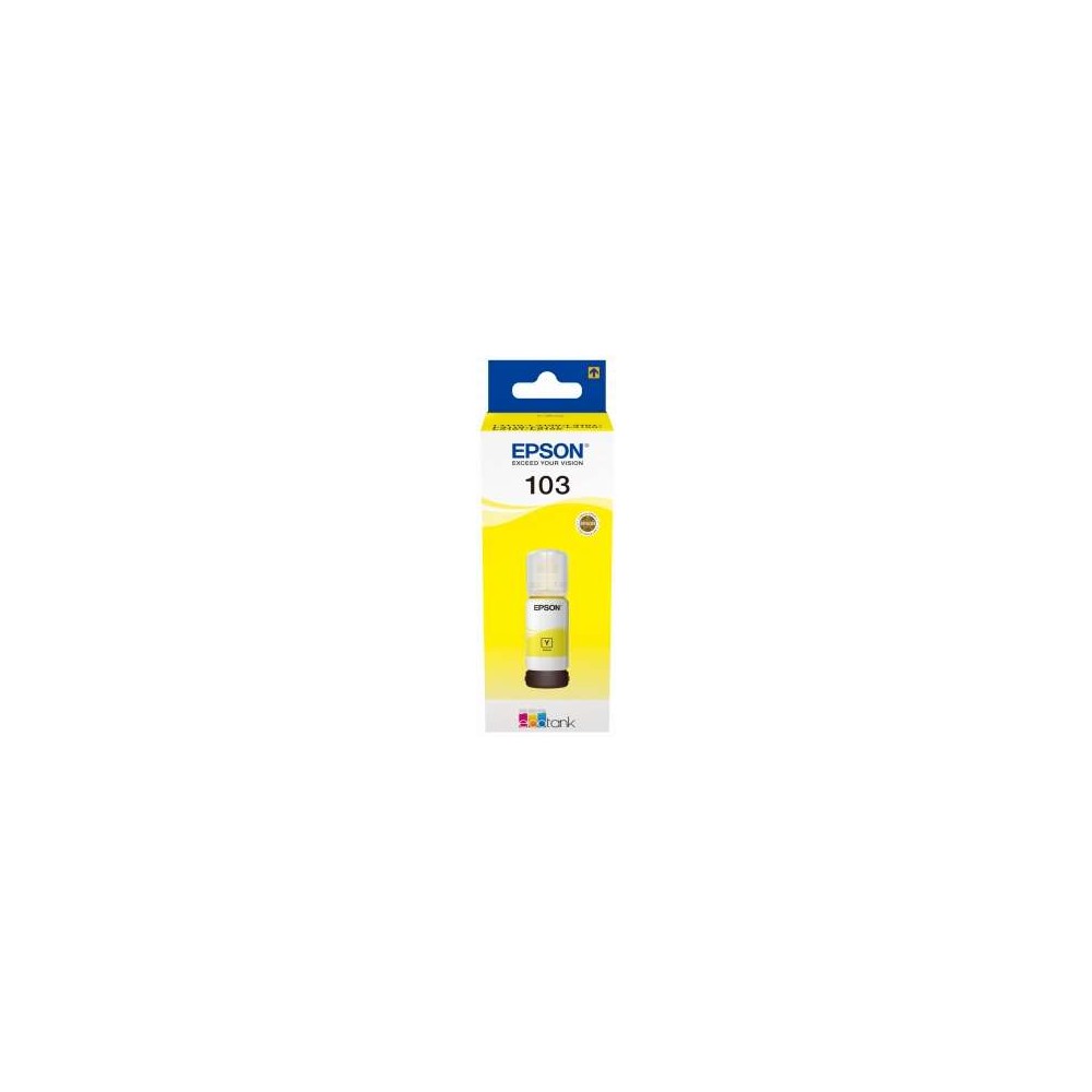 Epson 103 Amarillo Botella de Tinta Original - C13T00S44A10