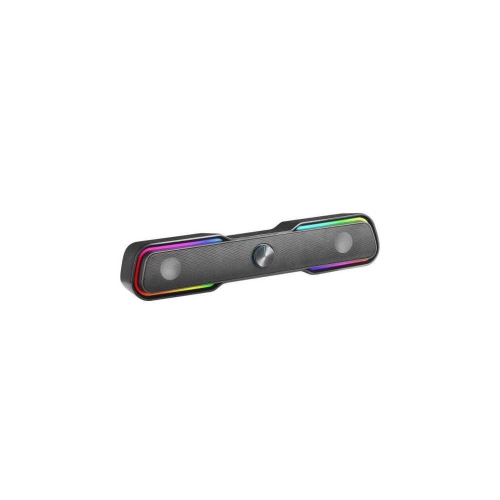 Mars Gaming MSBX Barra de Sonido Bluetooth 10W - Iluminacion RGB - Control de Volumen - Color Negro