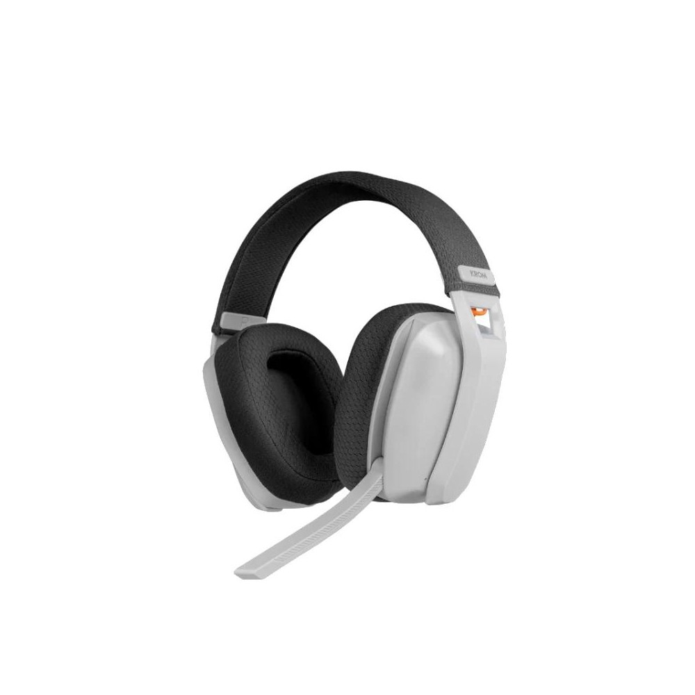 Krom auriculares gaming kanji inalambrico blanco