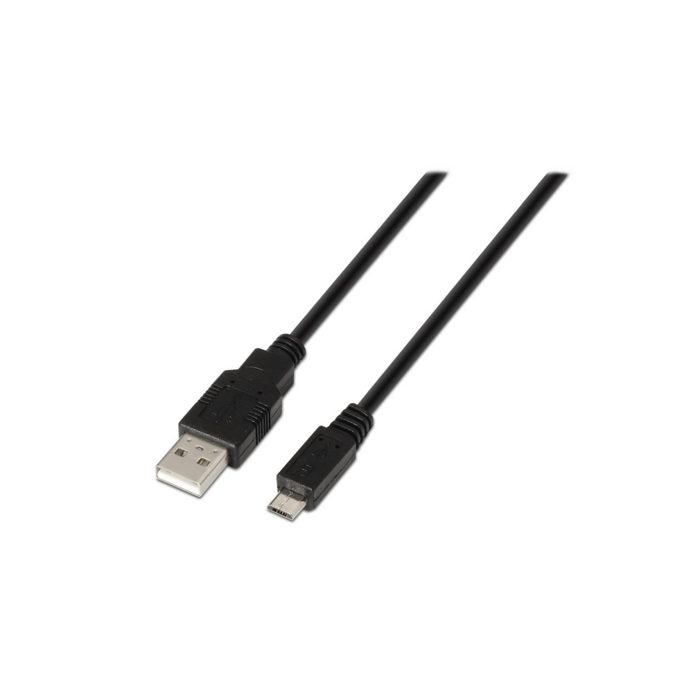 CABLE AISENS USB 2.0 TIPO A M-MICRO B M NEGRO 0.8M