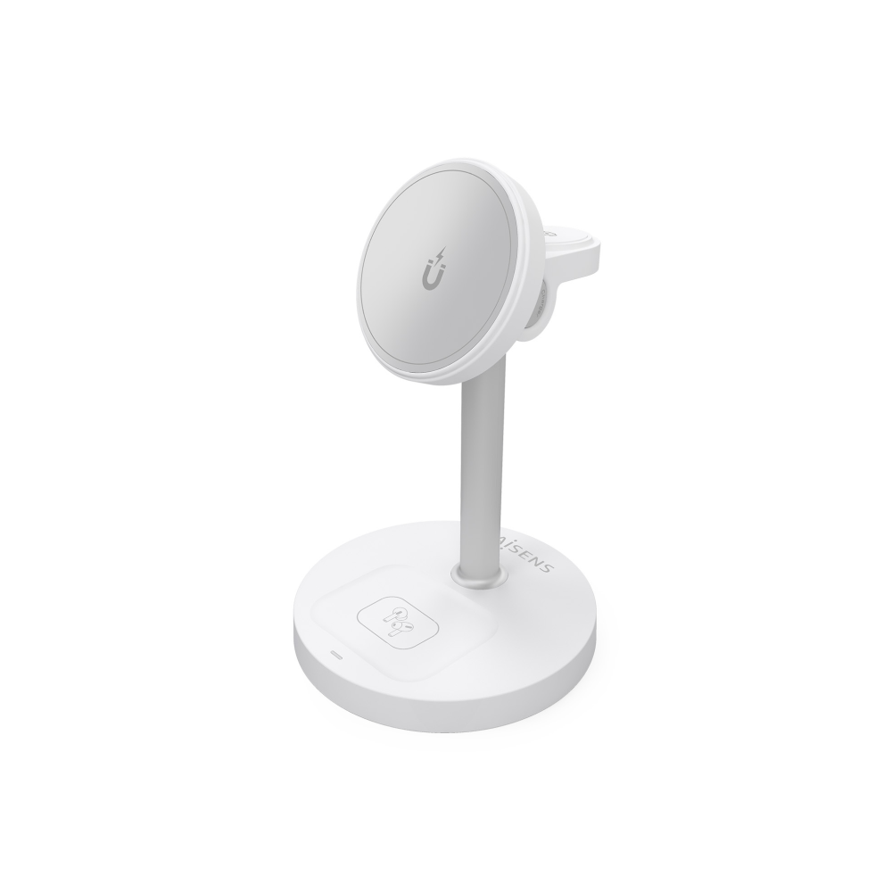CARGADOR AISENS INALAMBRICO USB-C 3 EN 1 15W MOVIL APPLE WATCH AURICULARES