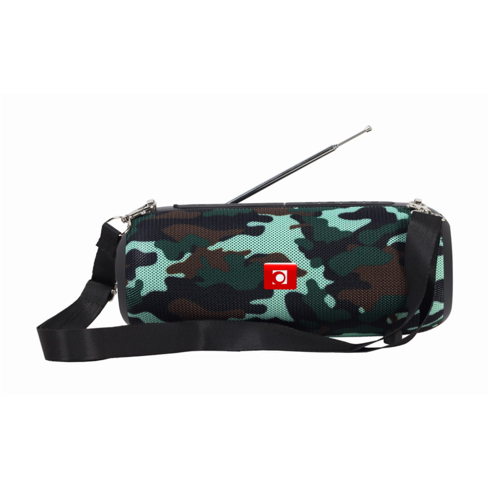 ALTAVOZ PORTATIL GEMBIRD SPK-BT-17-CM COM RADIO FM 2X5W RMS BLUETOOTH CAMUFLAJE